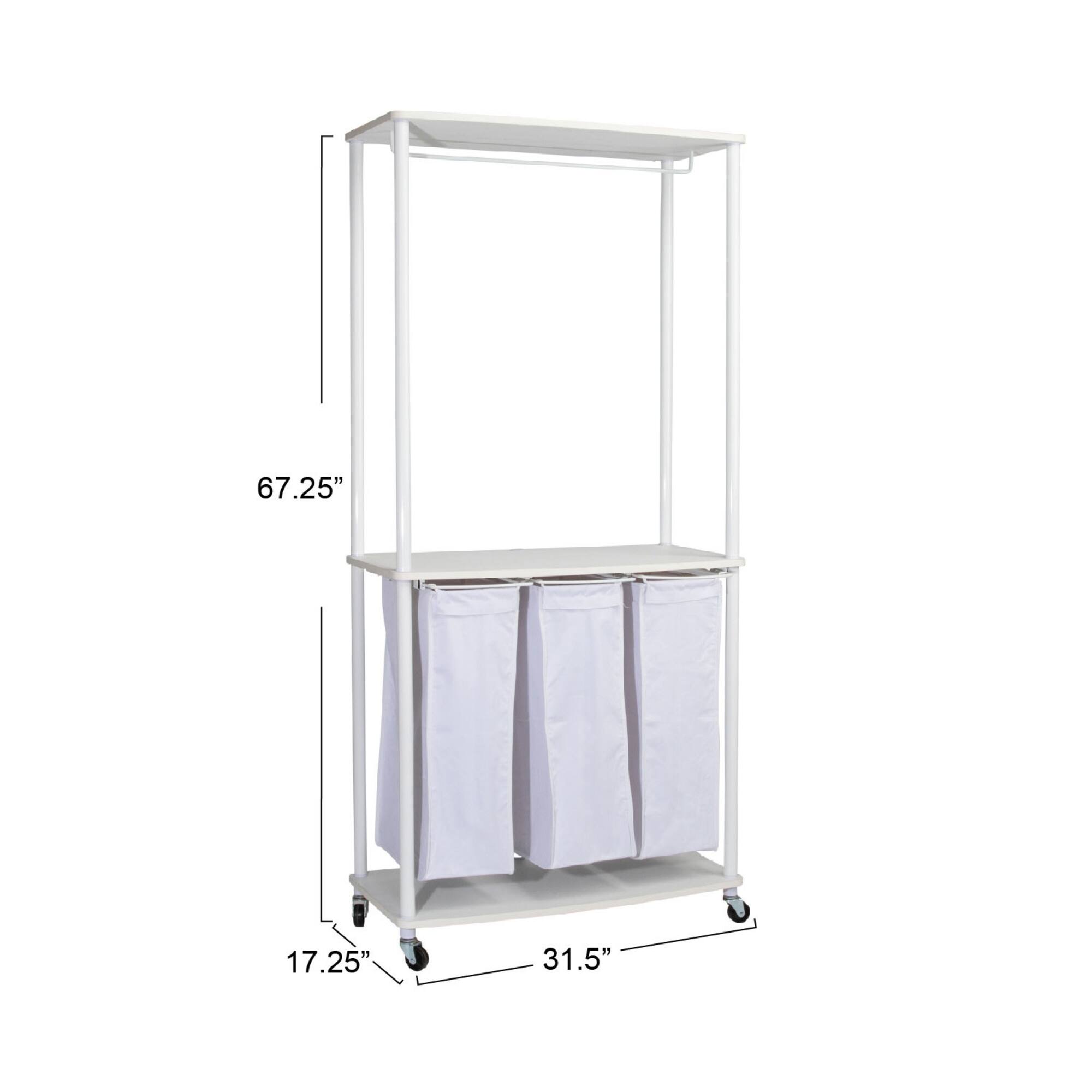 Household Essentials 3-Bag Laundry Center
